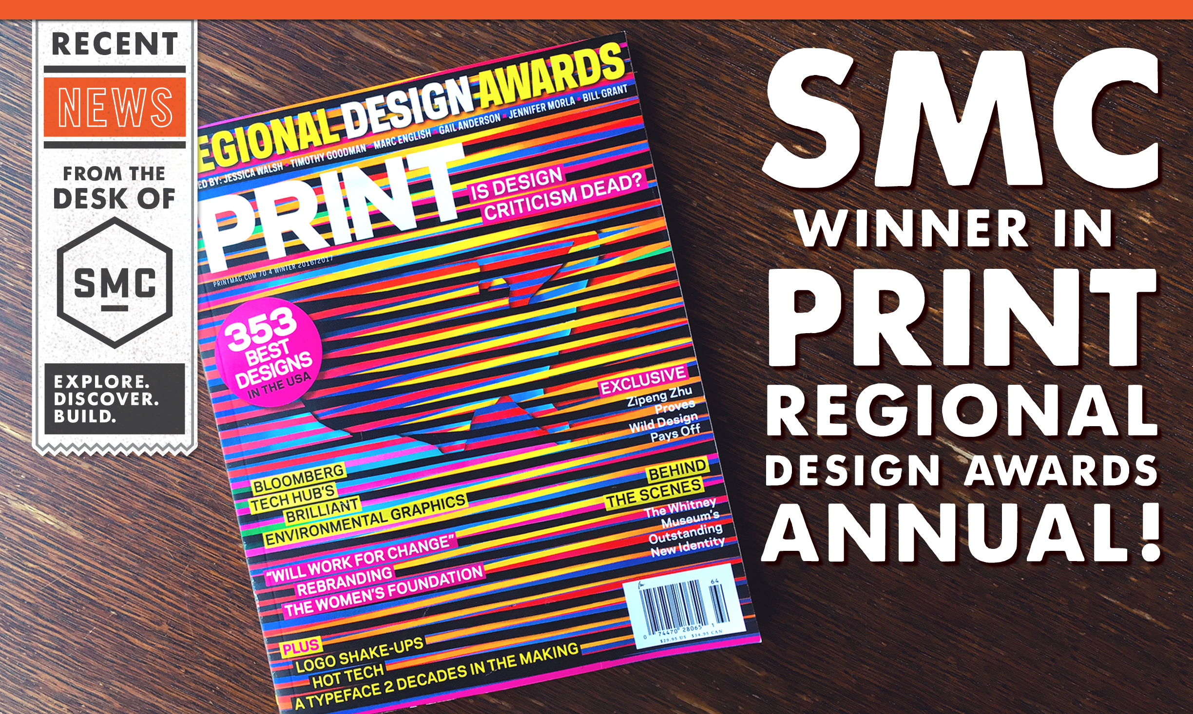 SMC Wins Print Design Award in 2016